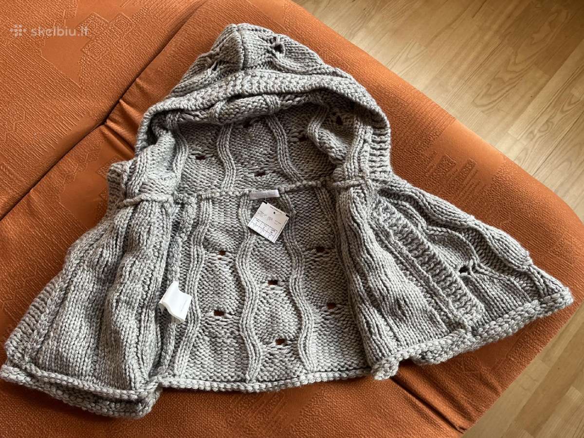 Nauja! Šilta skraistė/bolero su kapišonu, S dydis - nuotraukos Nr. 2