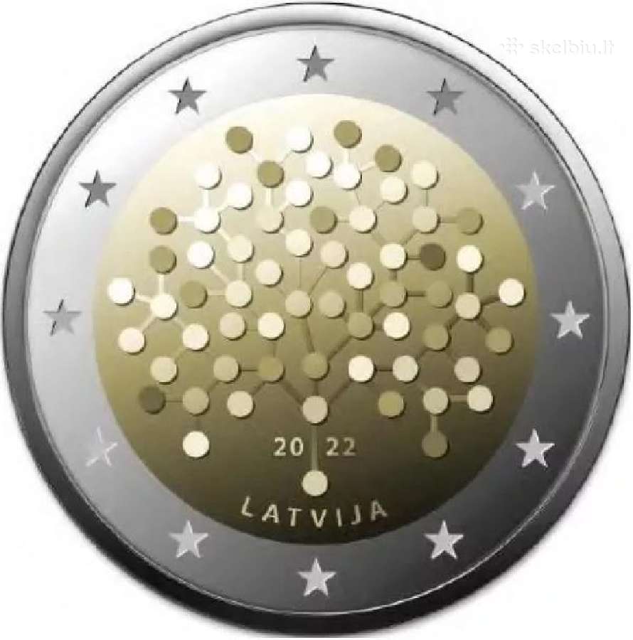 2 eurų Latvijos Unc proginės monetos - nuotraukos Nr. 4