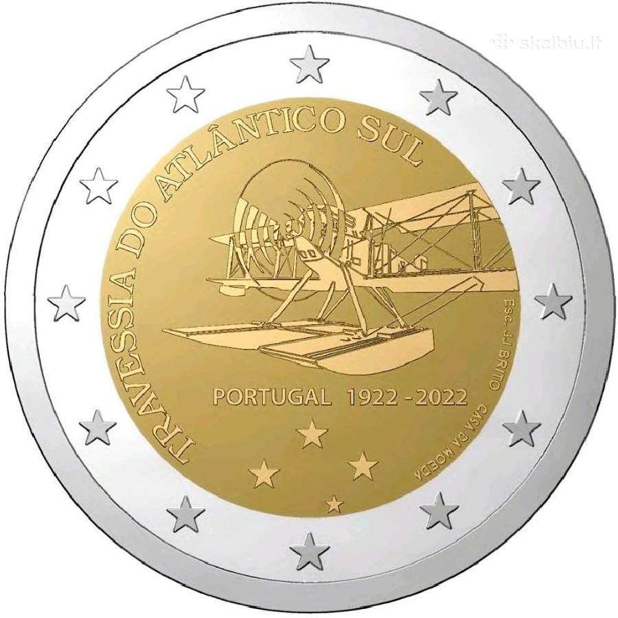 2 eurų Portugalijos Unc proginės monetos - nuotraukos Nr. 4