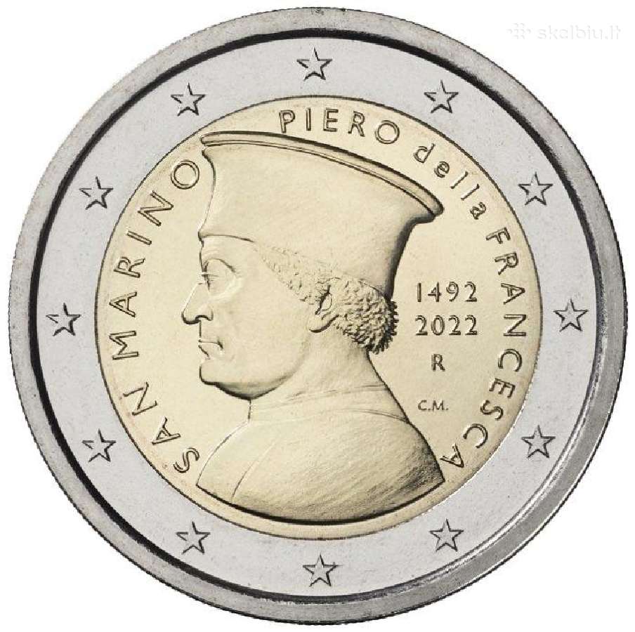 2 eurų San Marino Unc proginės monetos - nuotraukos Nr. 6