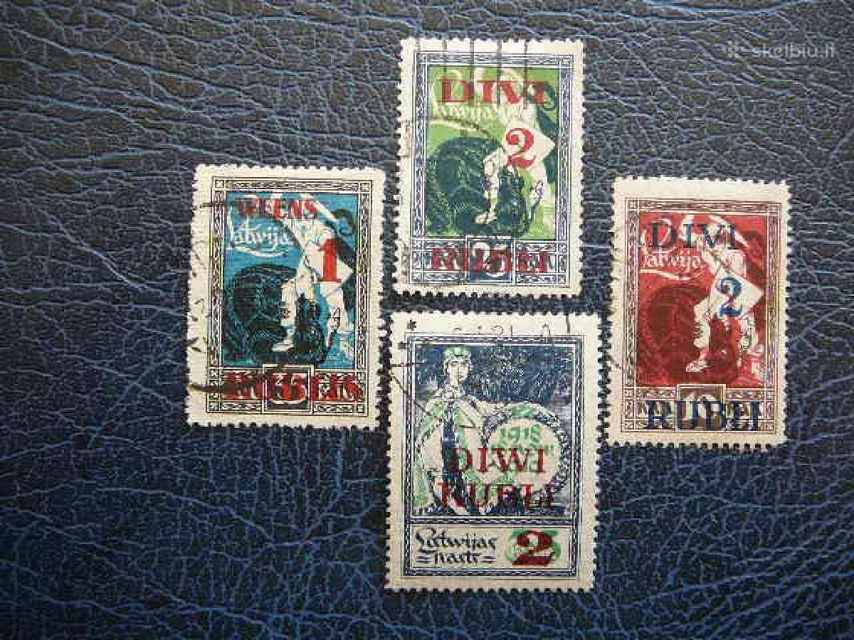 Latvija 1920 Standartai antsp. ltt60/3a