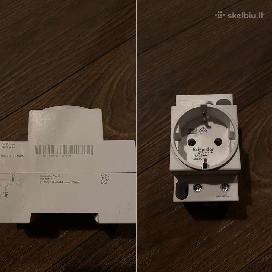 Naujas Schneider Electric kištukinis lizdas