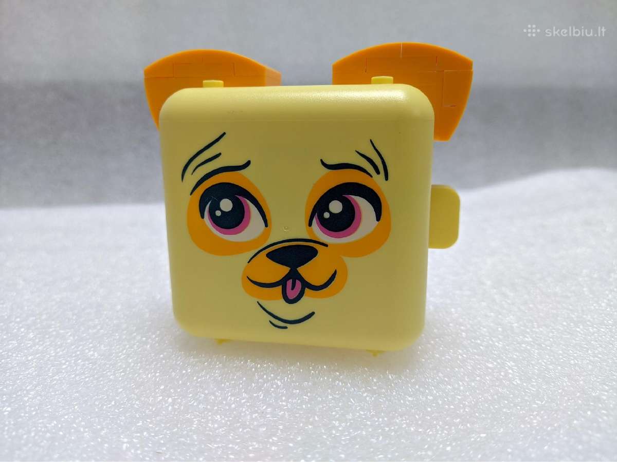 Lego geltona dėžutė su lėlyte