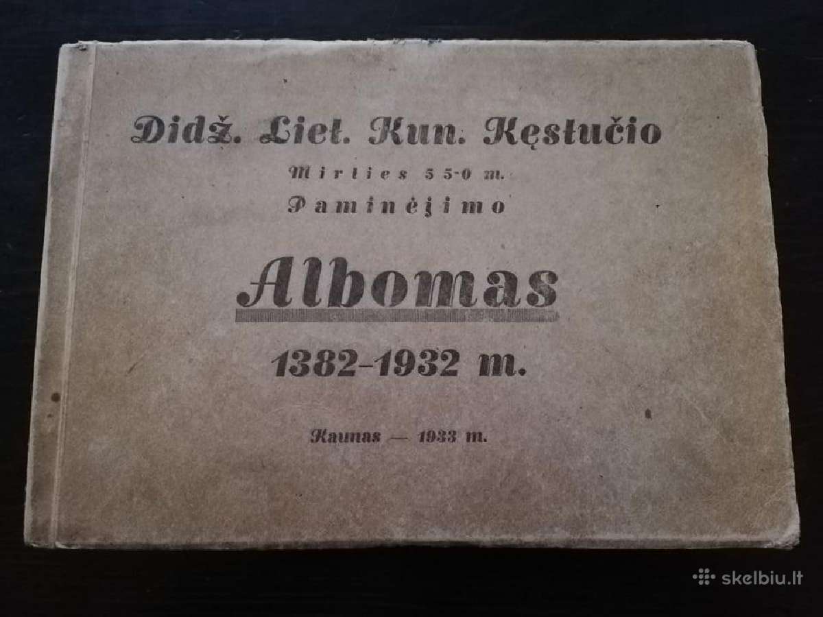 Kestutis albumas.1932m