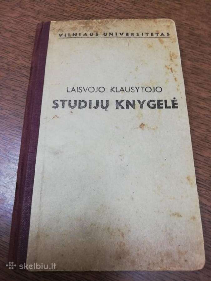 Studiju knygele.siauliai
