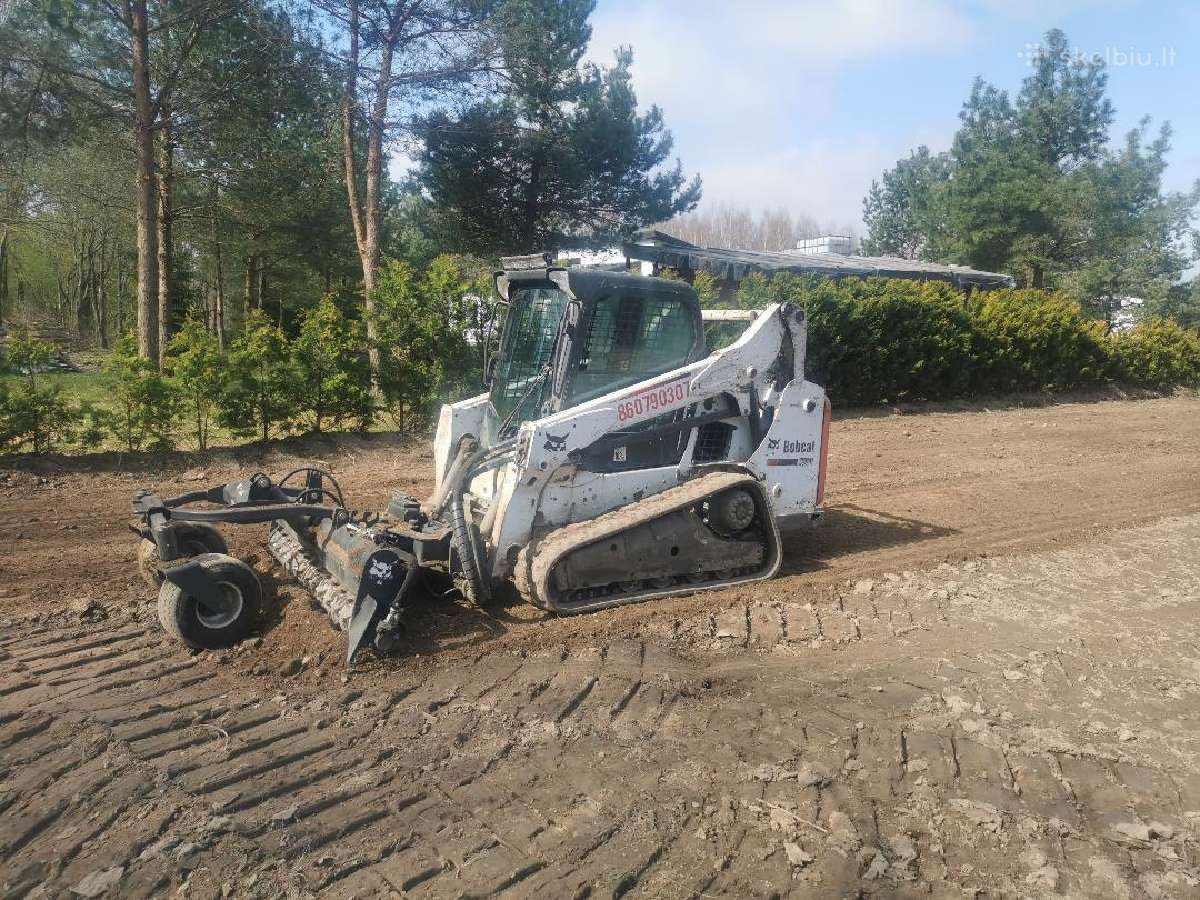 Žemės darbai vikšriniu Bobcat T590 - nuotraukos Nr. 5