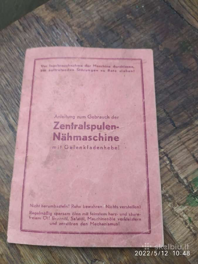 Siuvimo mašina Knoch - nuotraukos Nr. 5