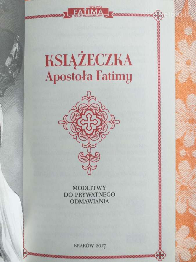Fatimos maldaknygė lenkų lotynų kalbomis - nuotraukos Nr. 3
