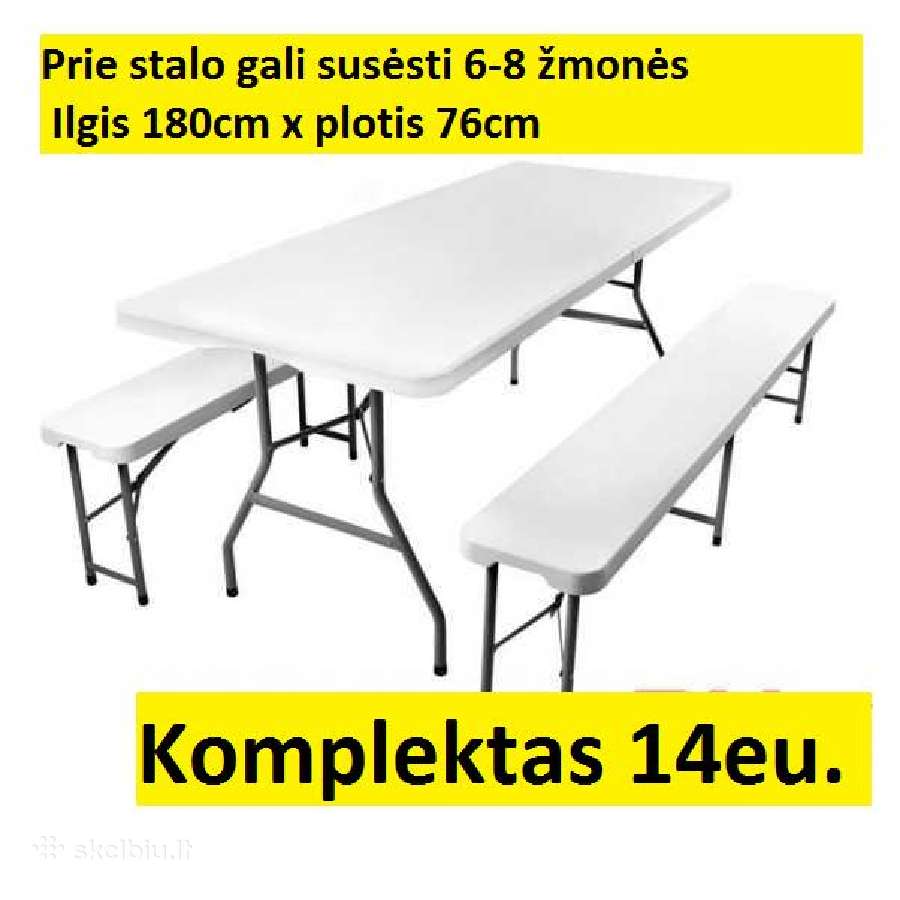 Kėdžių, stalų, suolų, staltiesių nuoma Vilnius - nuotraukos Nr. 2