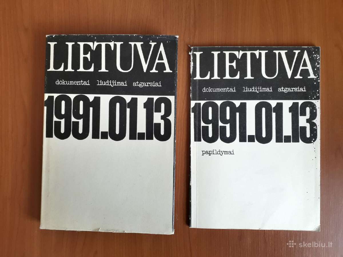 Lietuva 1991. 01. 13. dokumentai, liudijimai. - nuotraukos Nr. 2