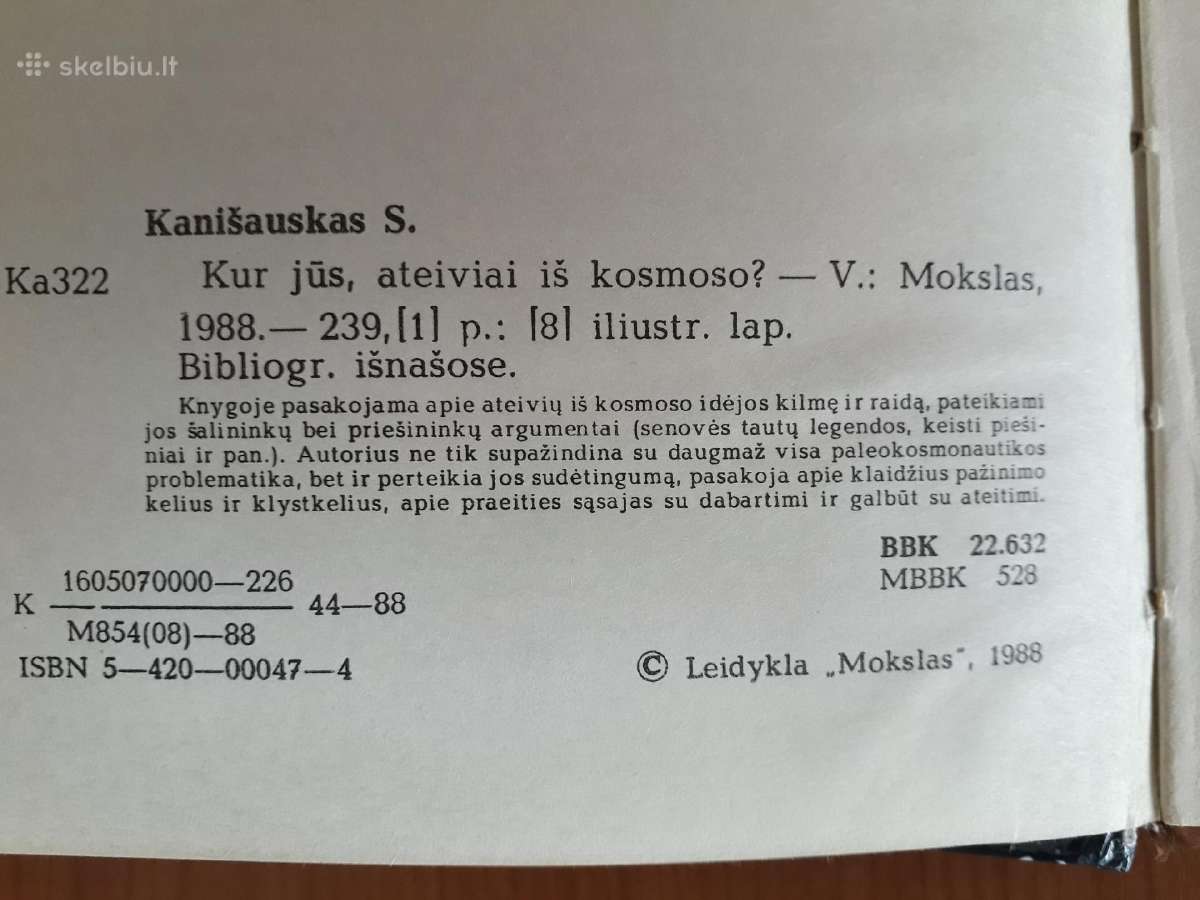 S. Kanišauskas "Kur jūs ateiviai iš kosmoso" 1988m - nuotraukos Nr. 3