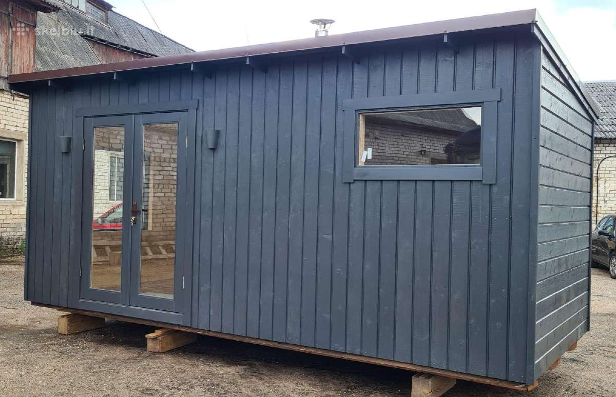 Gaminame įvairių dydžių karkasines pirtis, 4x2,4m - nuotraukos Nr. 11