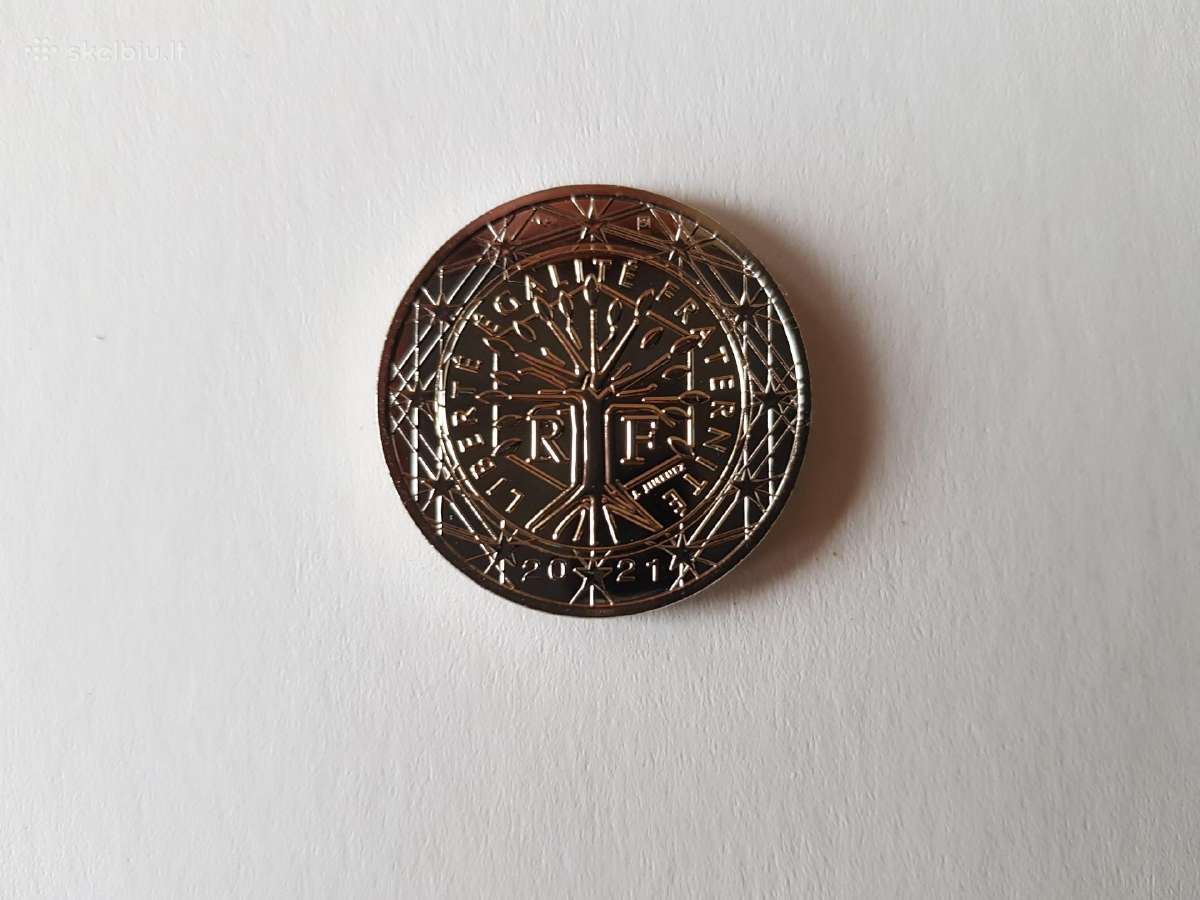 Prancūzijos apyvartinių 2€ rinkinukas Unc - nuotraukos Nr. 3