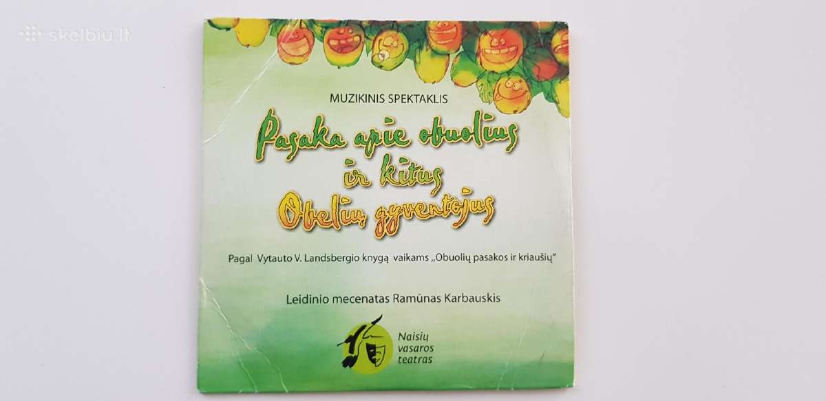 Dvd spektaklis Apie obuolius ir kitus obelių gyven