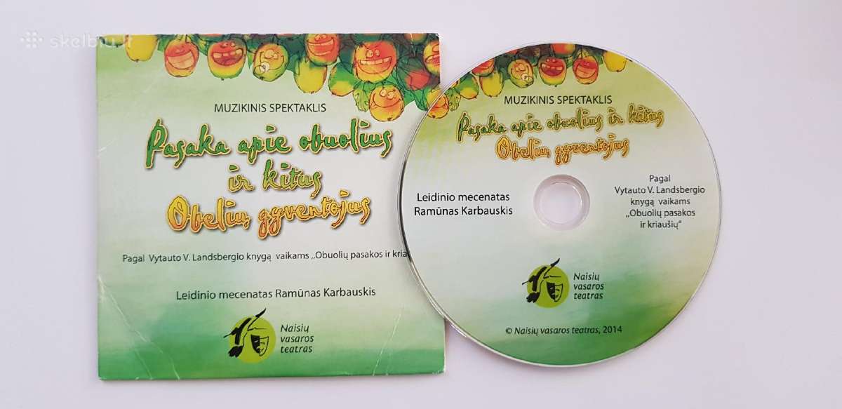 Dvd spektaklis Apie obuolius ir kitus obelių gyven - nuotraukos Nr. 3