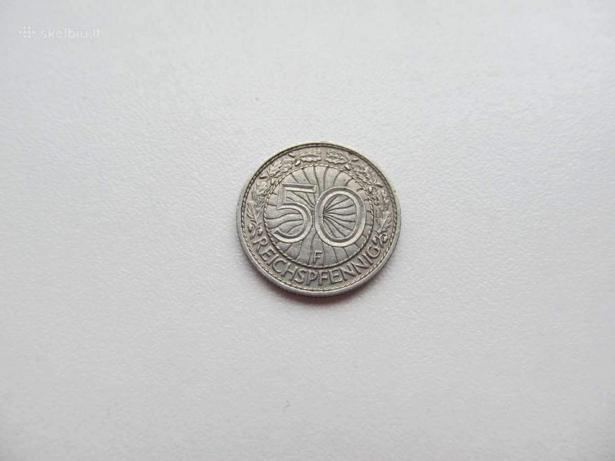 50 reichspfennig , Vokietija , 1928 F