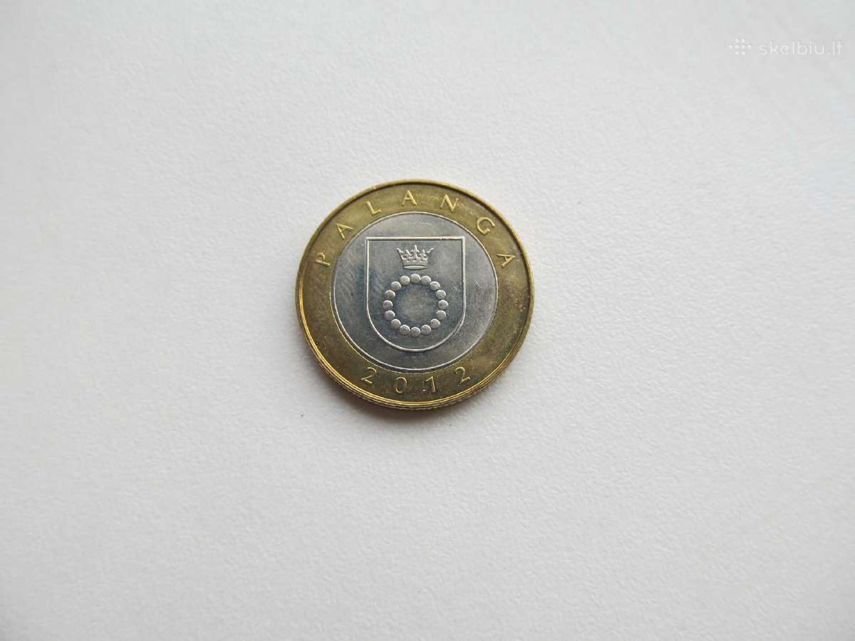 2 litai , Lietuva , 2012 Palanga ir Neringa