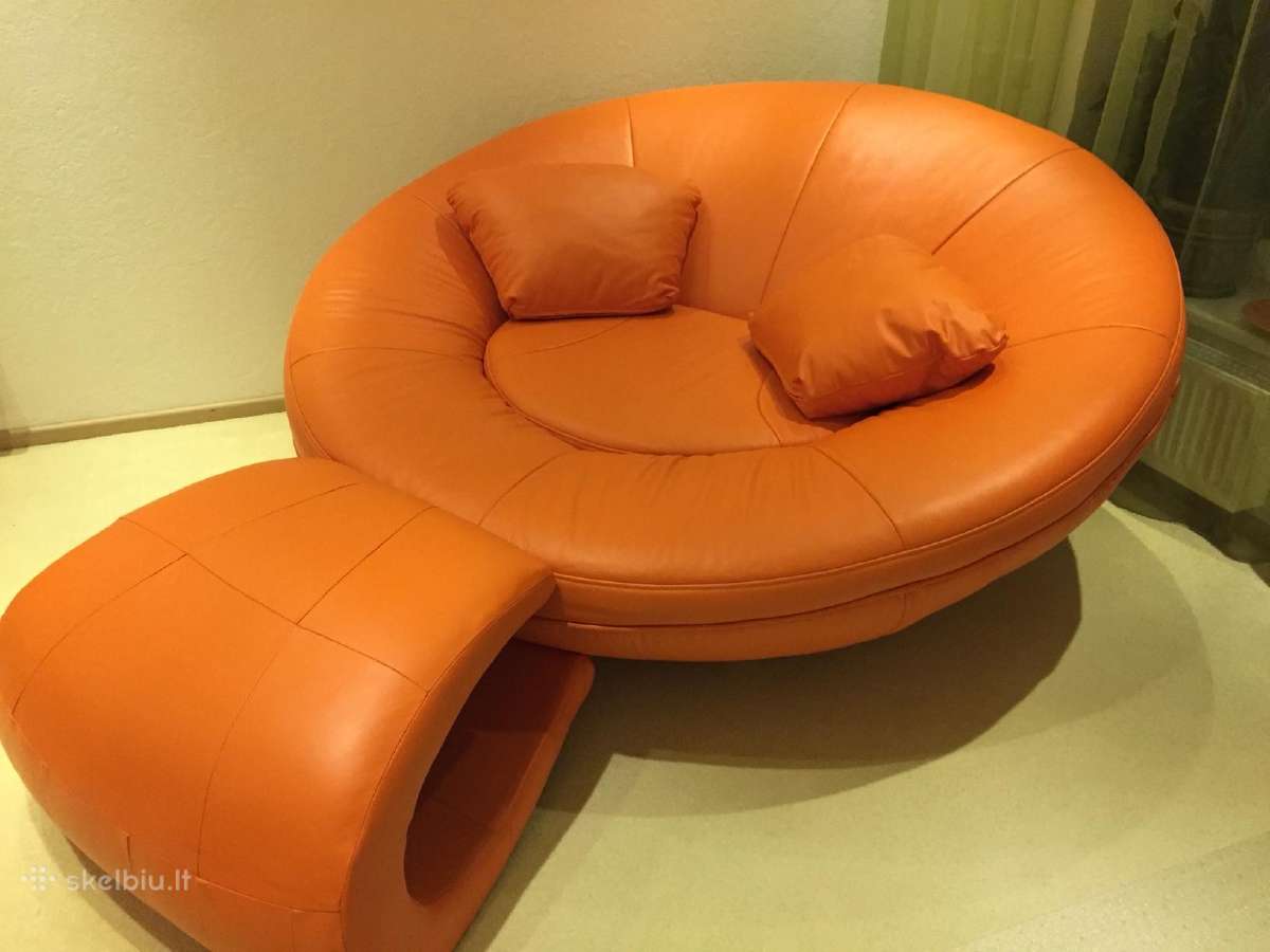 Originali odinė sofa