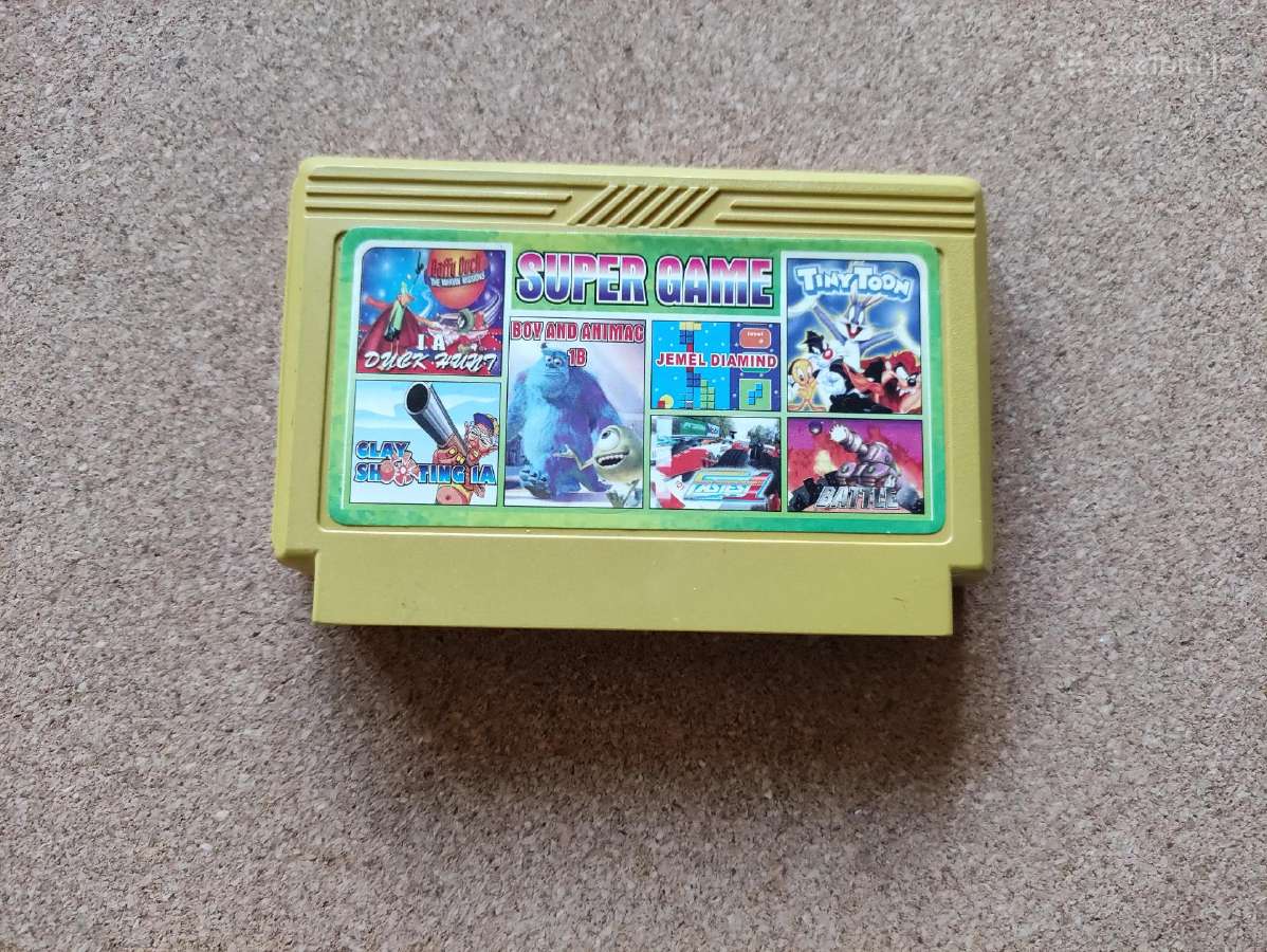 Super game žaidimų kasetė