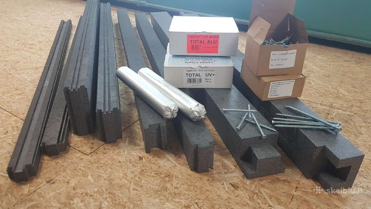 Lauko palangių plastikiniai antgaliai ir palangės - nuotraukos Nr. 4
