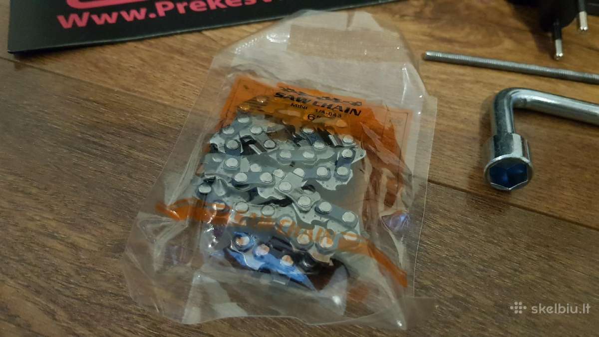 Mini akumuliatorinis grandininis pjuklas - nuotraukos Nr. 29