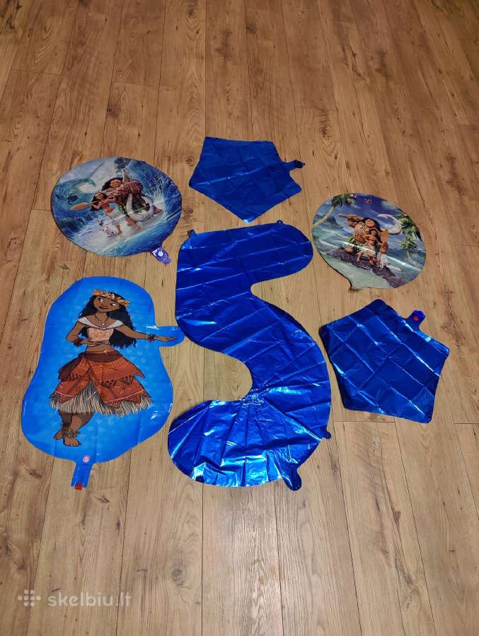 Balionų rinkinys su Moana