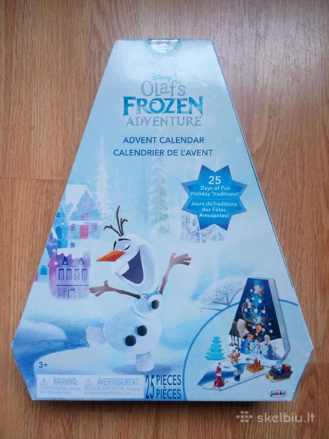 Naujas supakuotas frozen advento kalendorius
