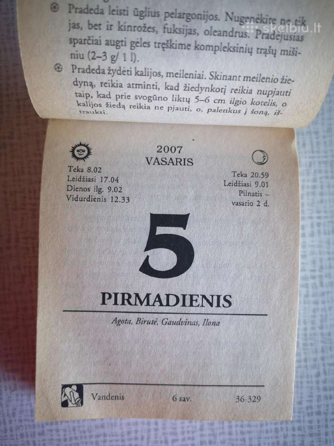 Kalendoriaus lapeliai 2005, 2007, 2009, 2011, 2015 - nuotraukos Nr. 10