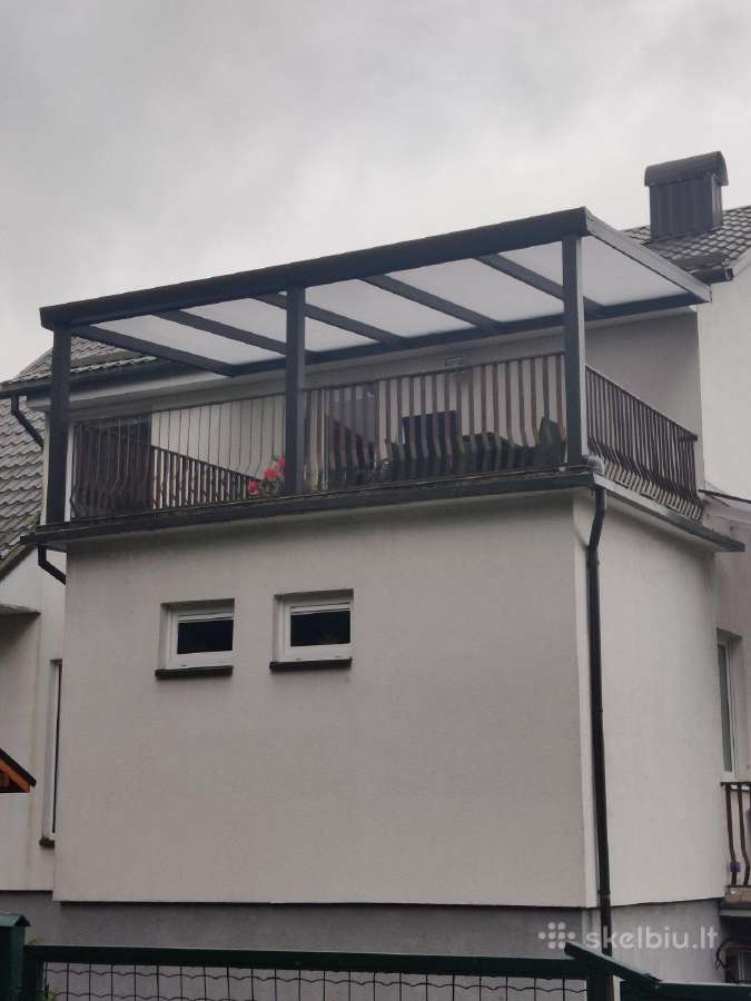 Stogeliai, Aliuminio Stoginės, Verandų stiklinimas - nuotraukos Nr. 6