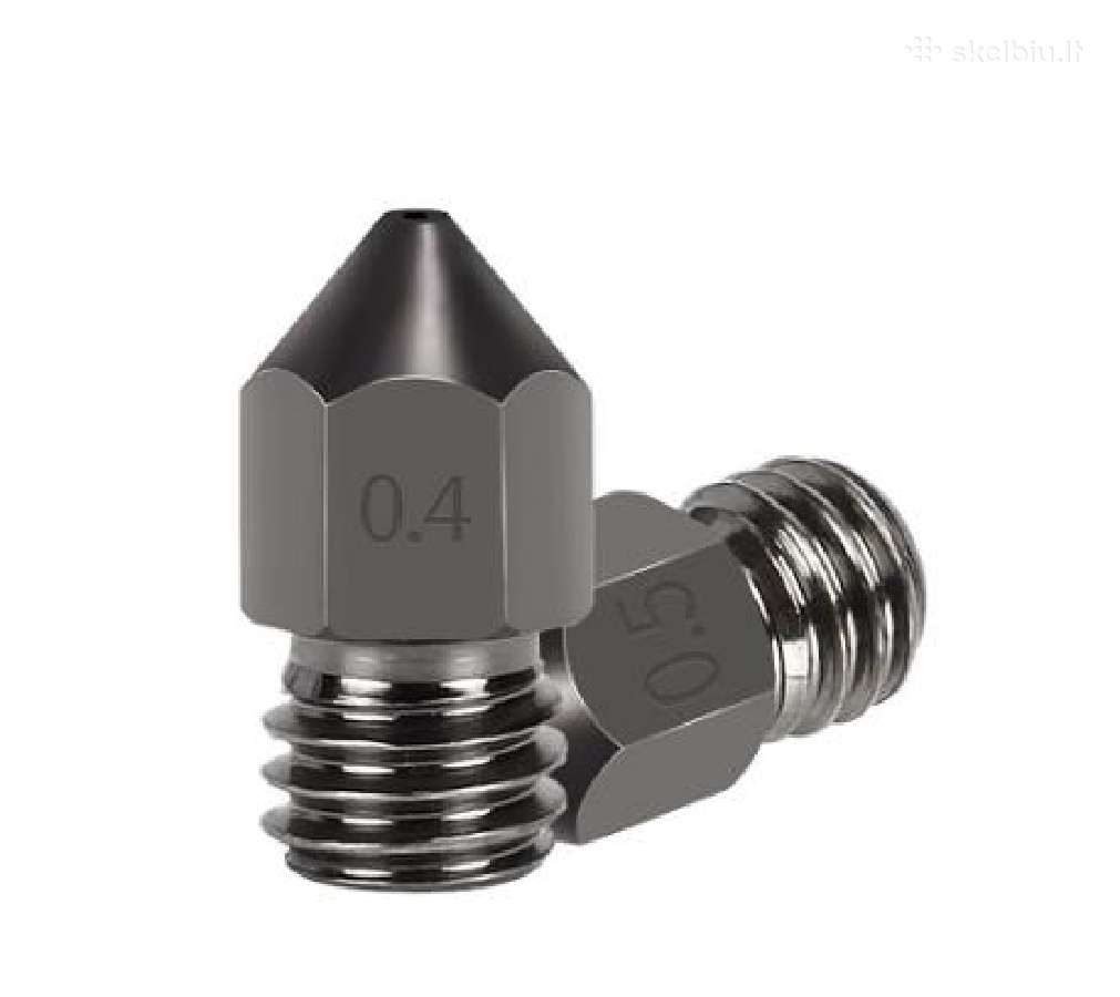 3 D printerio Ender3 Pro Mk8 purkštukas 0,4 - nuotraukos Nr. 2
