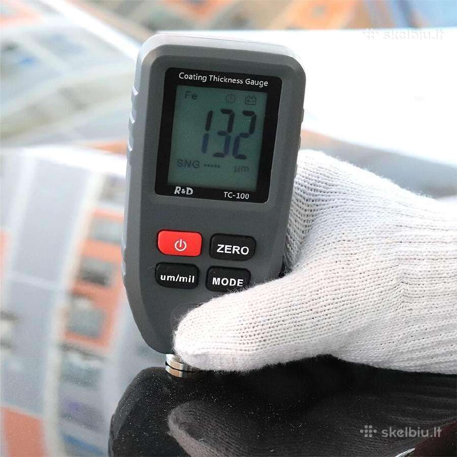 Dažų storio matuoklis Tc100 Fe ir AL, 0,1um - nuotraukos Nr. 5