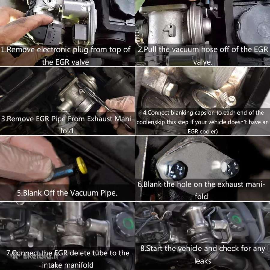 Egr atjungimo rinkinys delete kit bmw M57 M67 - nuotraukos Nr. 4