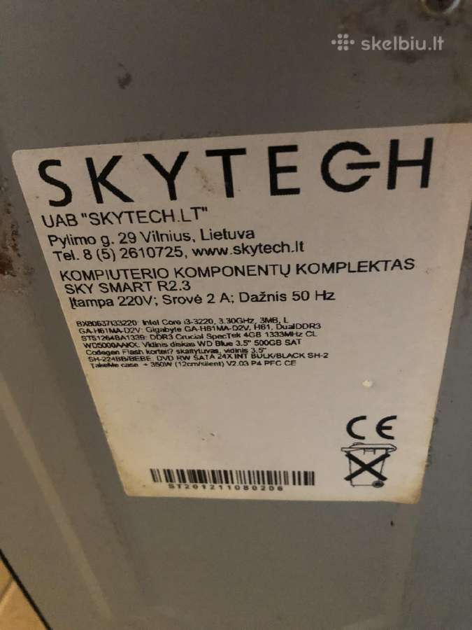 Kompiuteris Intel core i3-3220 - nuotraukos Nr. 2