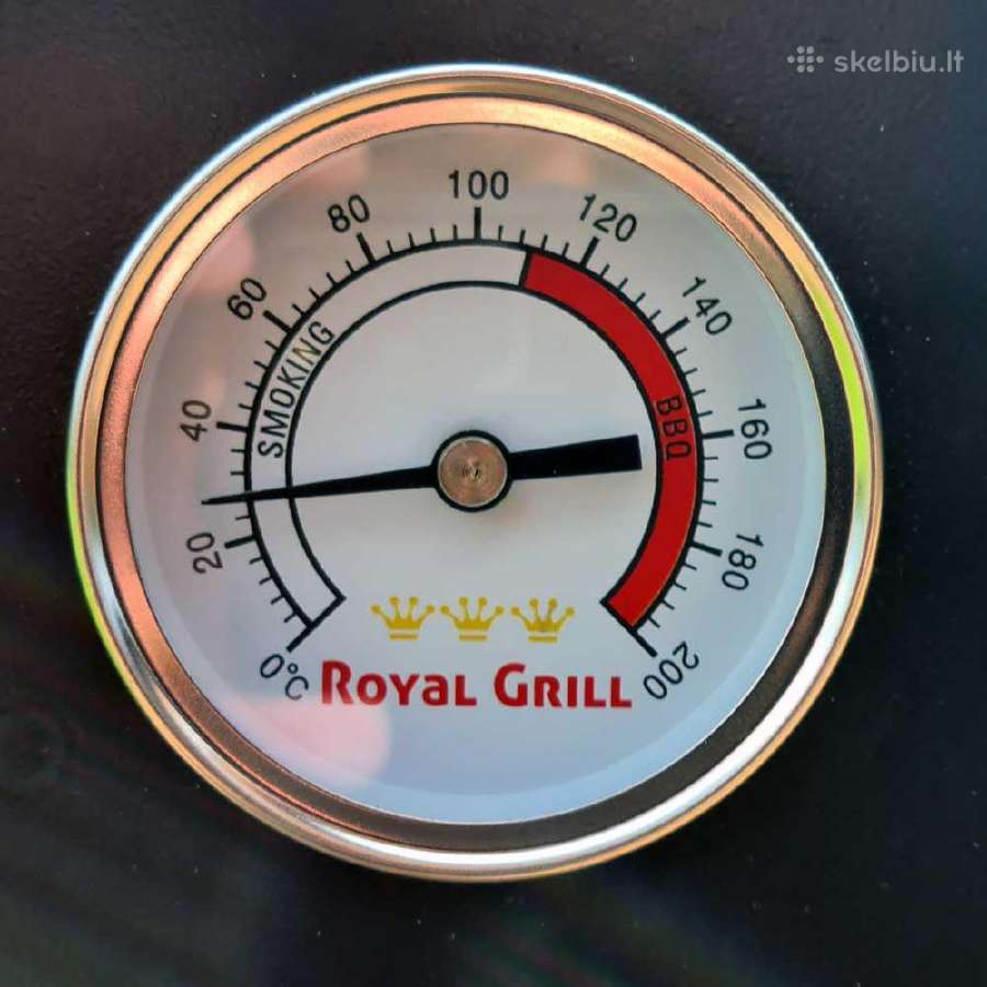 Rūkykla Royal Grill su ratukais, kūrenama malkomis - nuotraukos Nr. 10