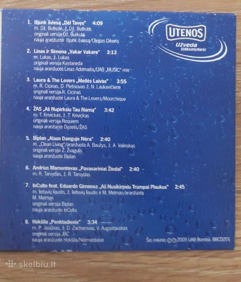 Muzika originalūs CD lietuviška - nuotraukos Nr. 12
