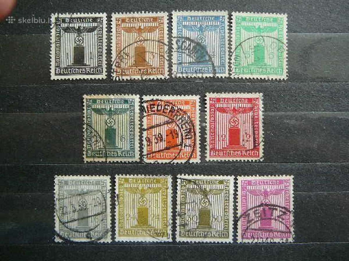 Dienstmarken Vokietija 1938 vdm144/54a