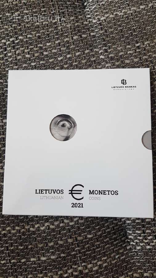 2021m. Lietuvos euro monetų rinkinys - nuotraukos Nr. 3