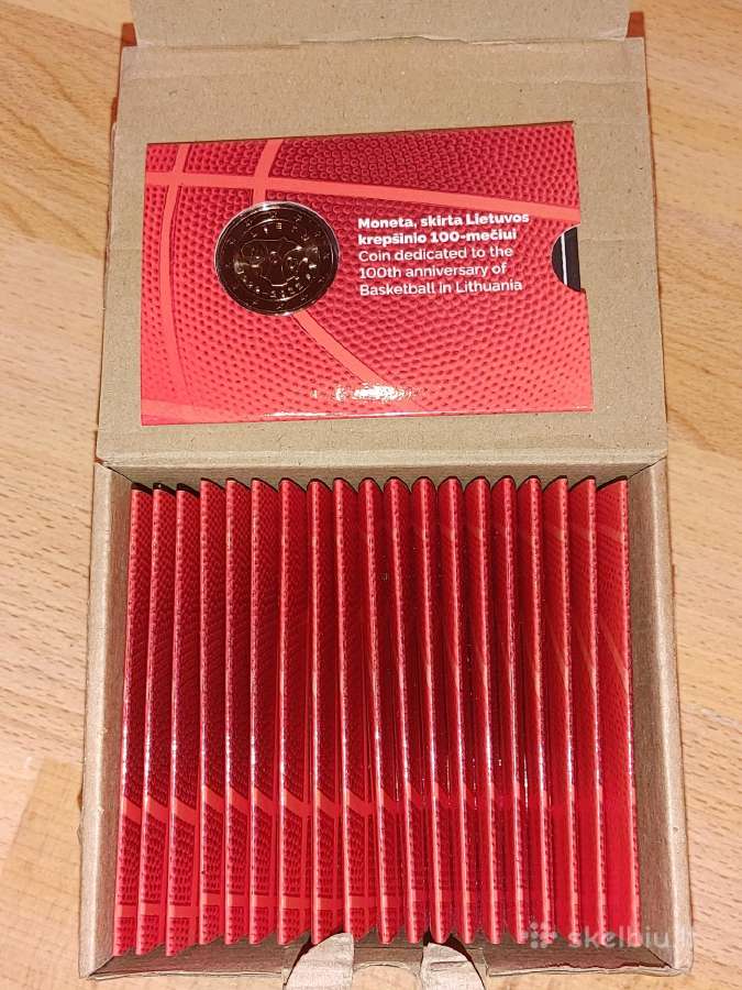 20*2€ skirta Krepšiniui - Bu - bankinė dėžutė