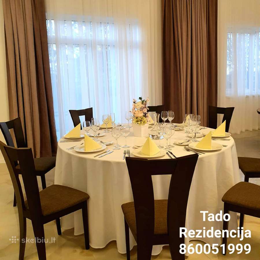 Pokylių salė Tado Rezidencija - nuotraukos Nr. 14