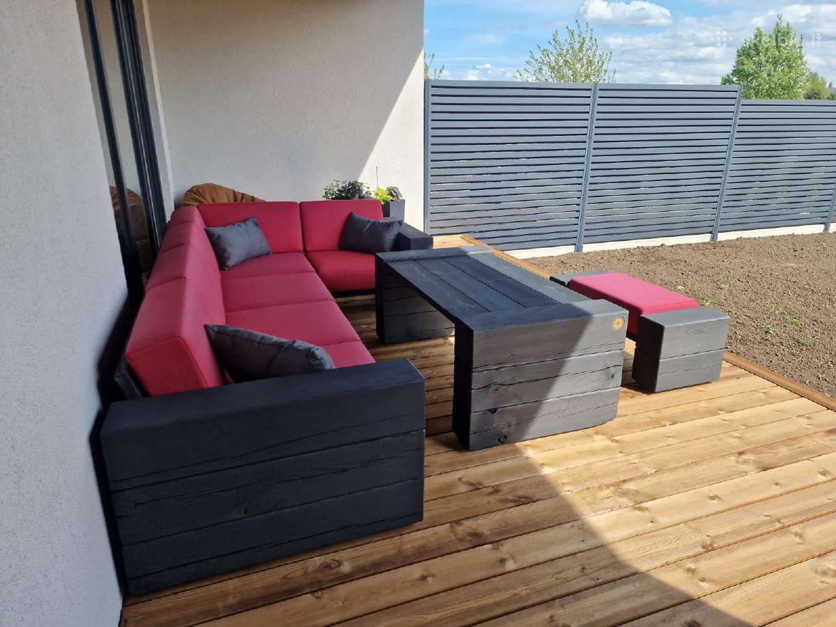 Medžio masyvo Timber terasos / lauko baldai - nuotraukos Nr. 28