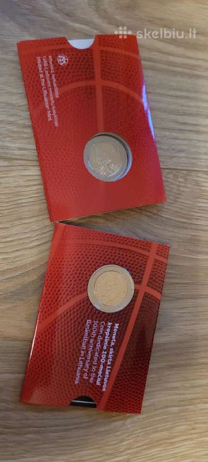 2€ moneta, skirta Lietuvos krepšiniui
