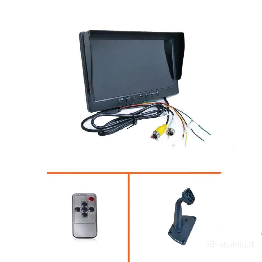 LCD monitorius 10 2ch ir galinio vaizdo kamera - nuotraukos Nr. 4