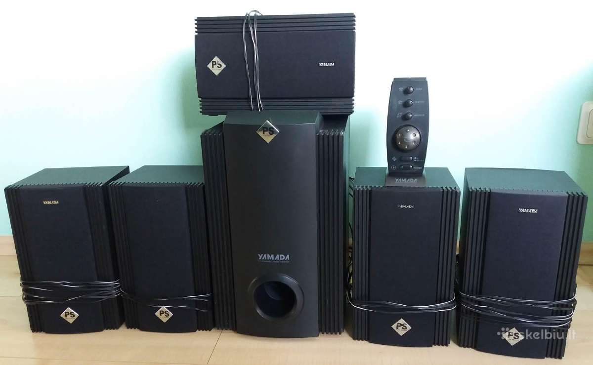 Yamada 5.1 surround sound system. - nuotraukos Nr. 2