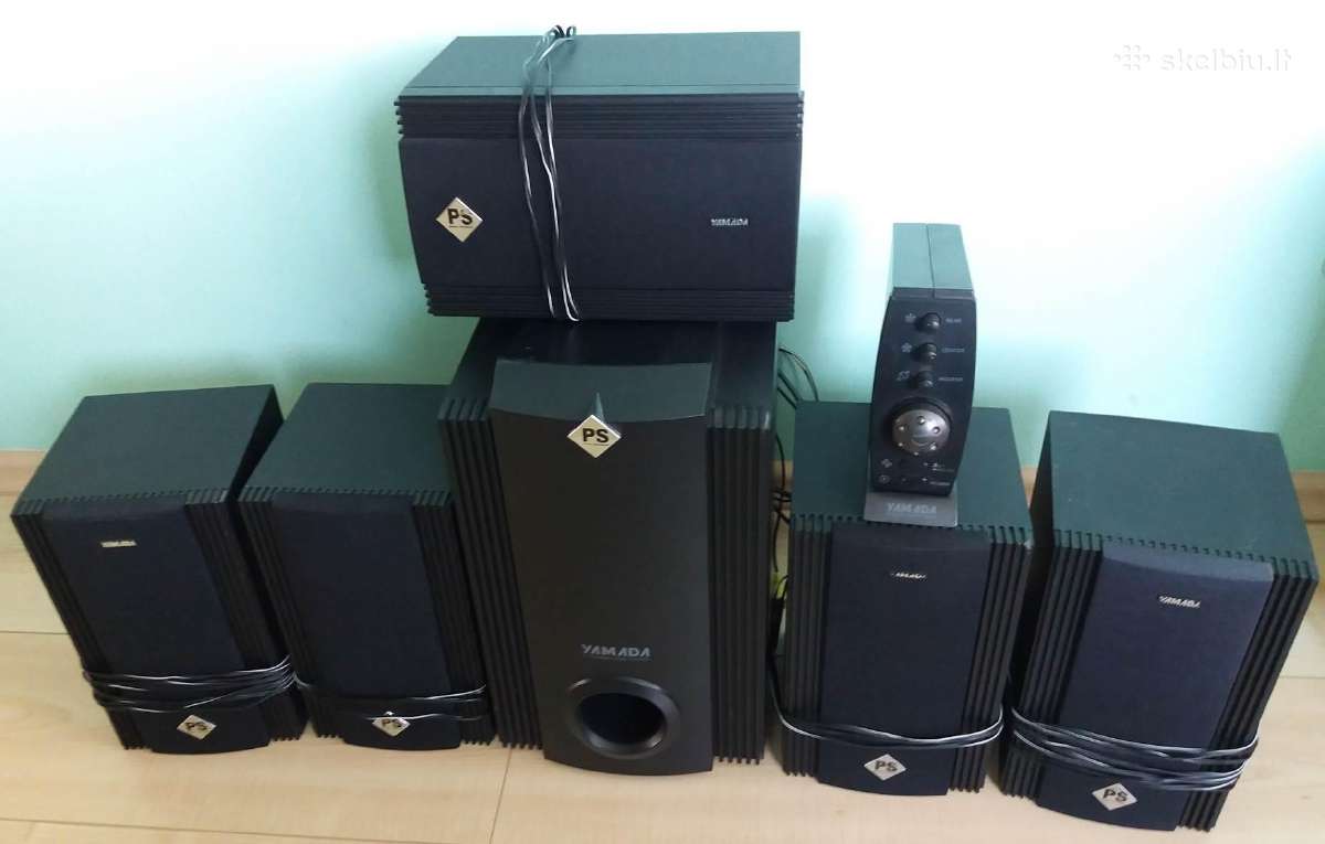 Yamada 5.1 surround sound system. - nuotraukos Nr. 3
