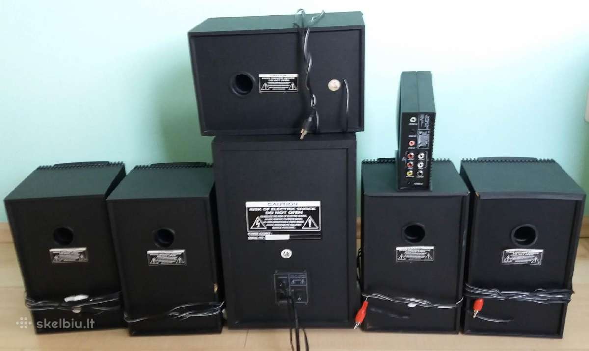 Yamada 5.1 surround sound system. - nuotraukos Nr. 6