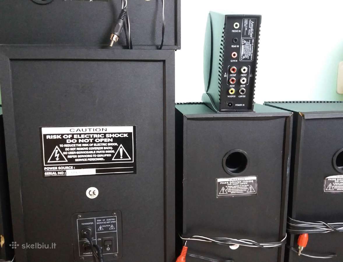Yamada 5.1 surround sound system. - nuotraukos Nr. 7