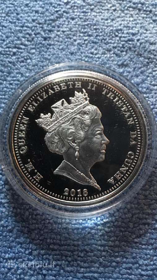 Moneta Tdc 2018m, 1 krona, ci-ni - nuotraukos Nr. 2