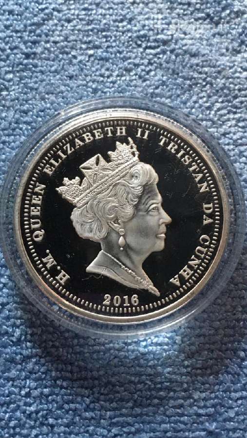 Moneta Tdc 2016m, 1 krona, cu-ni - nuotraukos Nr. 2
