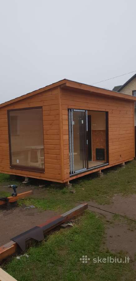 Karkasinė Pirtis 3x6 Kubilai su LED apšvietimu - nuotraukos Nr. 9