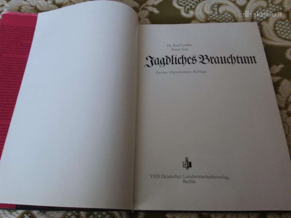 Jagdliches Brauchtum - Buch mit Eterna - Schallpla - nuotraukos Nr. 2